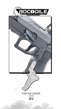[1000276] TR-1 Crocodile Flat for SigSauer P320 Series