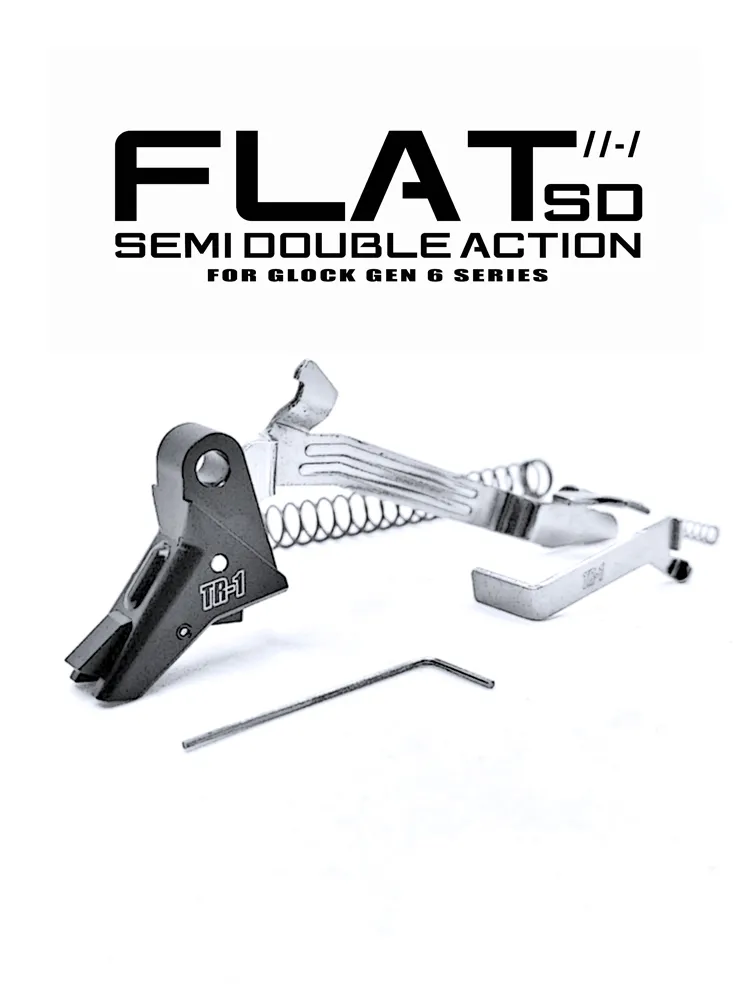 [1000290] TR-1 Flat SD (Semi Double Action) Kit Glock Gen6