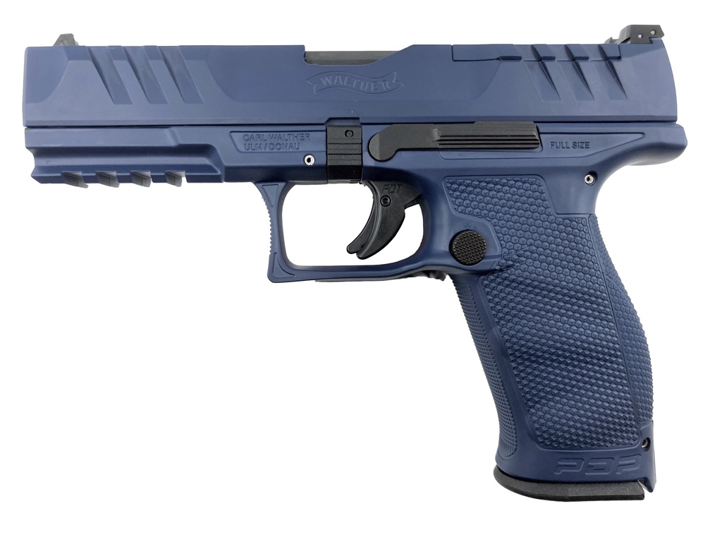 [2851741 BLUE] Walther PDP FS 4.5" Blau, Kal. 9mm Para, H-127 Cerakote Kel-Tec Navy Blue