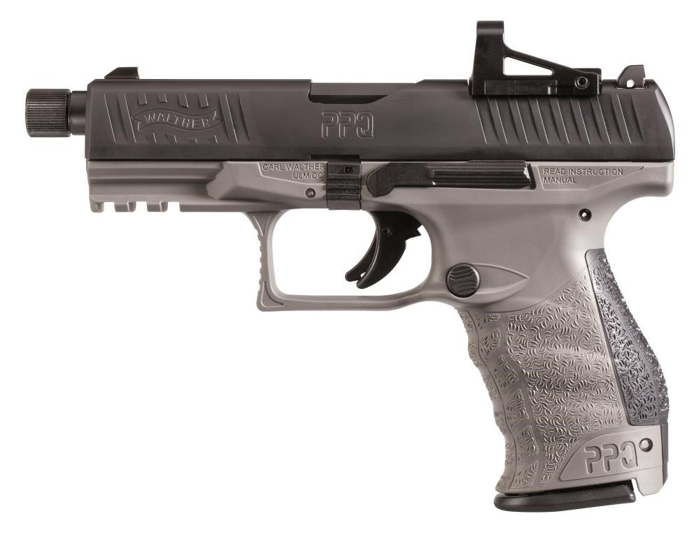Walther PPQ Q4 TAC Combo Kal. 9mm Para, mit Shield RMSc Co-Witness