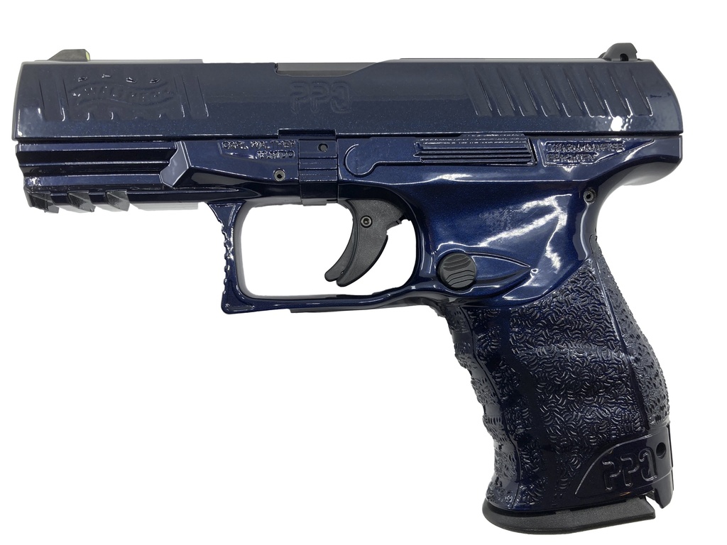 [2813785 Porsche] Walther PPQ Porsche Night Blue Kal. 9mm Para, 4" mit original Porsche Autolack in Night Blue
