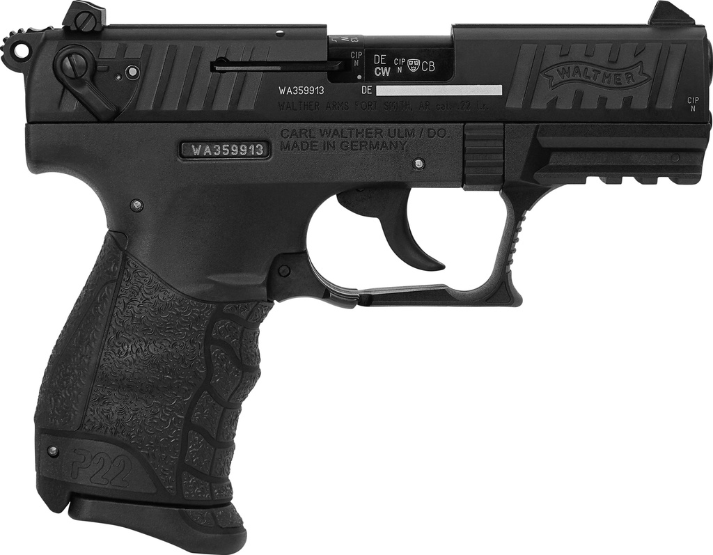 [512.09.40] Walther P22Q Pistole schwarz Kal. .22 LR, 10 schuss