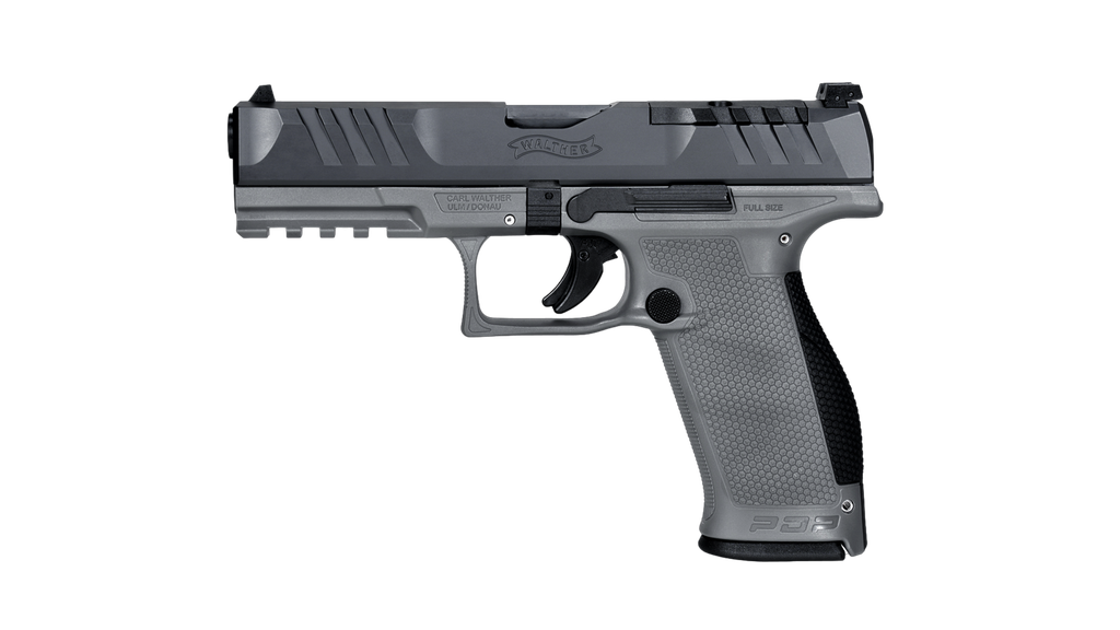 Walther PDP FS 4.5" 2Tone, Kal. 9mm Para, Grifftstück in Grau eingefärbt, nicht cerakoted, Schlitten schwarz
