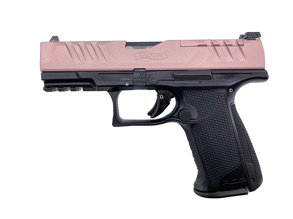 [2842694 Champagne-Black] Walther PDP F-Series 4" Kal. 9mm Para, 15 Schuss, Optic Ready, 15 Schuss, Schlitten in Pink Champagne H-311
