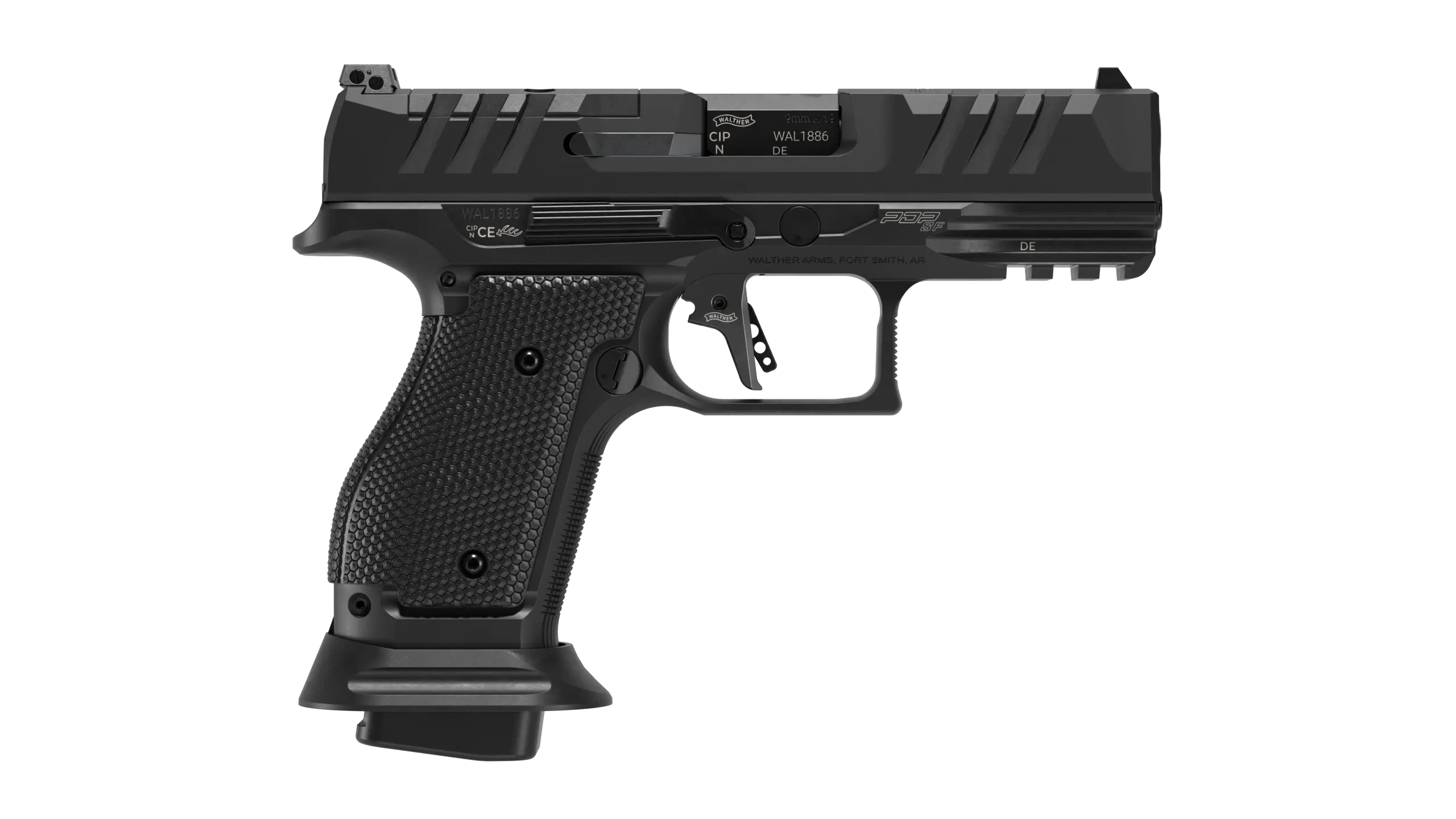 Walther PDP Steel Frame PRO Compact 4" Kal. 9mm Para, 18 Schuss, DPT