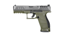 Walther PDP FS 5" 2Tone Kal. 9mm Para, Griffstück in OD Green eingefärbt, nicht cerakoted , Schlitten schwarz