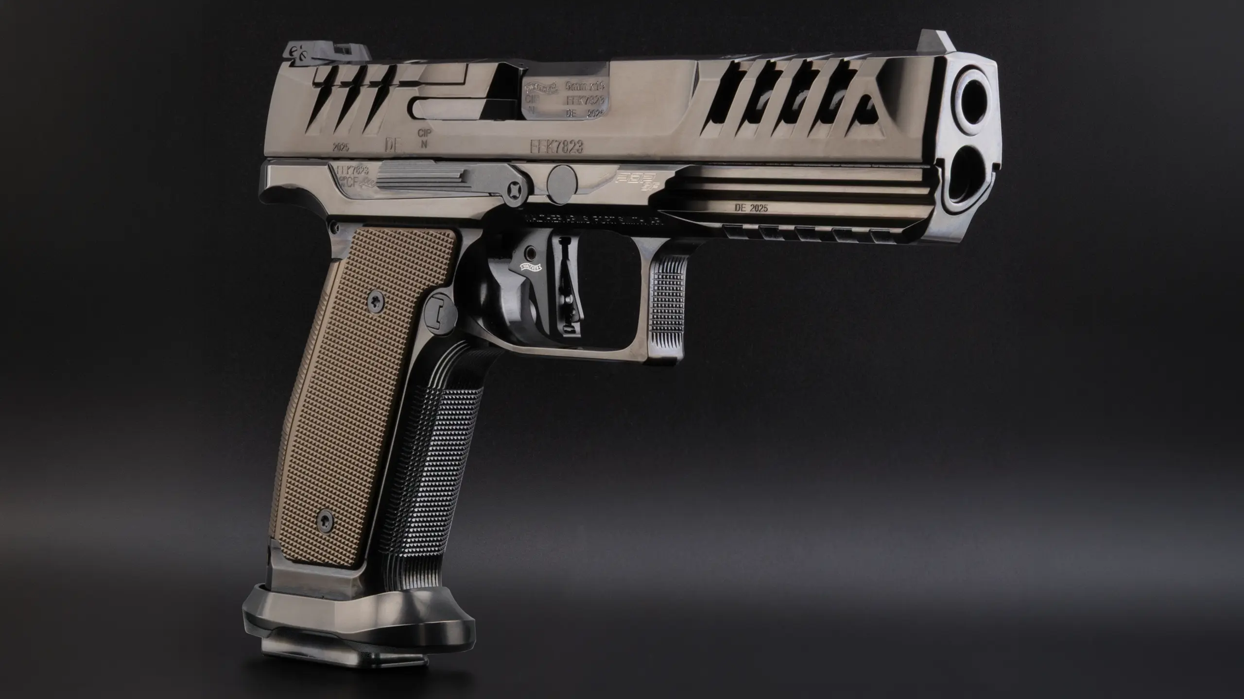 Walther PDP SF Black Diamond Kal. 9mm, Steel Frame Sonderedition Black Diamond