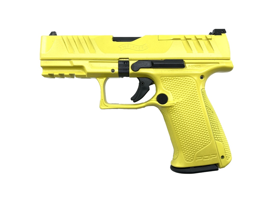 Walther PDP F-Series 4" Kal. 9mm Para, cerakoted in Lemon Zest H-354