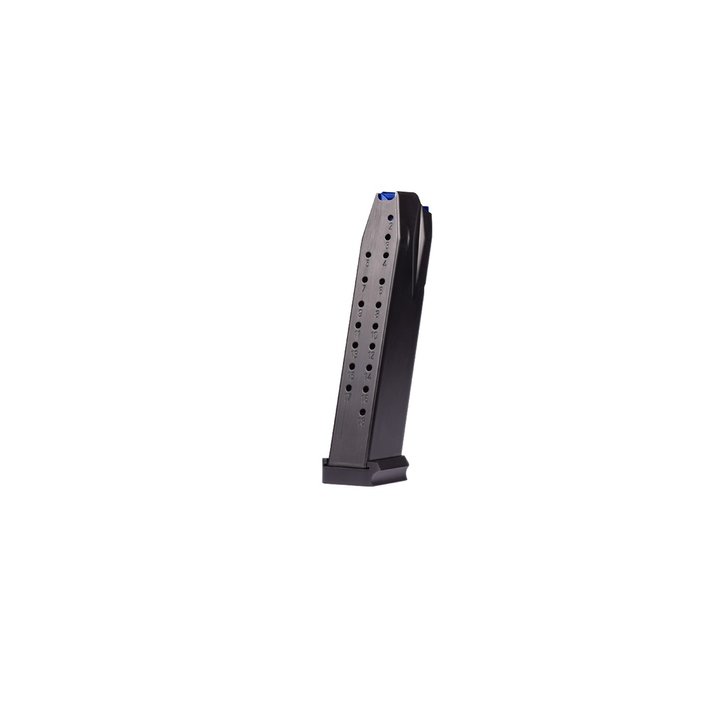 Walther Magazin PDP PRO Full Size /PDP Match / PDP Steel Frame Match Kal. 9mm Para, 18 Schuss mit schwarzem Alu Boden