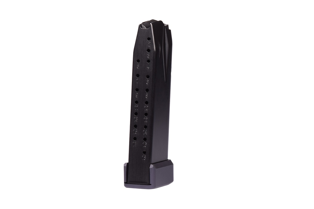 Walther Magazin PDP Compact, 18 Schuss, Kal. 9mm Para, schwarzer Alu Boden (für Waffen mit Magwell)