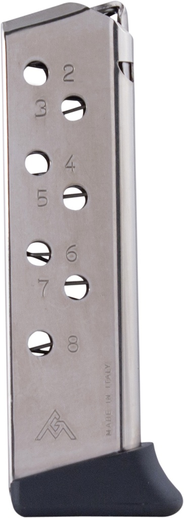 Mec-Gar Magazin Walther PP Kal. 7.65 / .32ACP, Nickel, 8 Schuss mit Schuh/Fingerrest