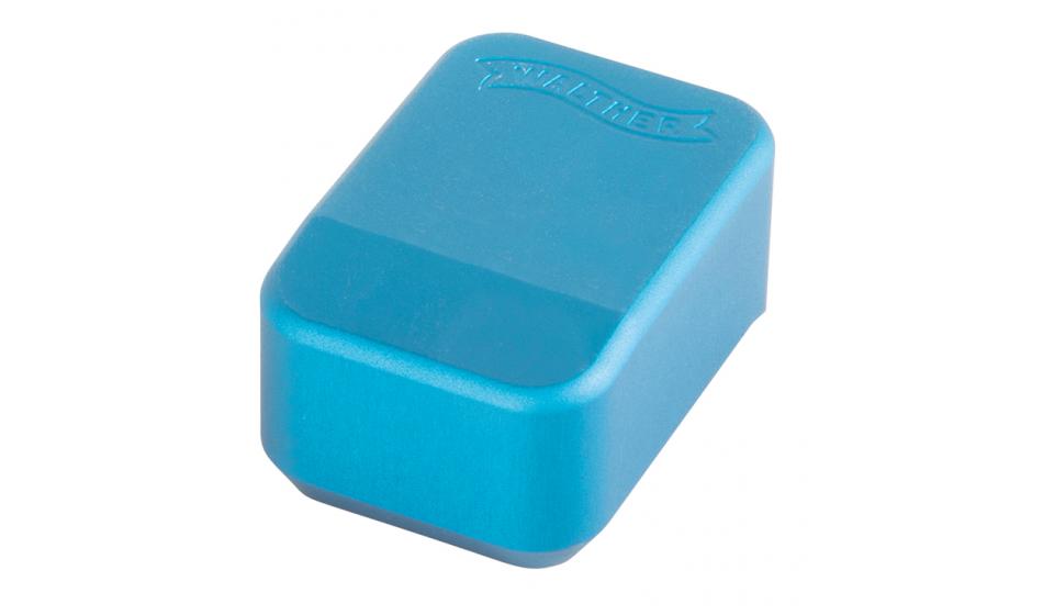 Walther Magazinboden + 2 Schuss, PDP Compact/ PPQ blau aus Aluminium
