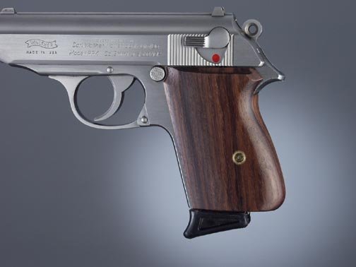 Hogue Wood Grip Walther PPK, Rosewood