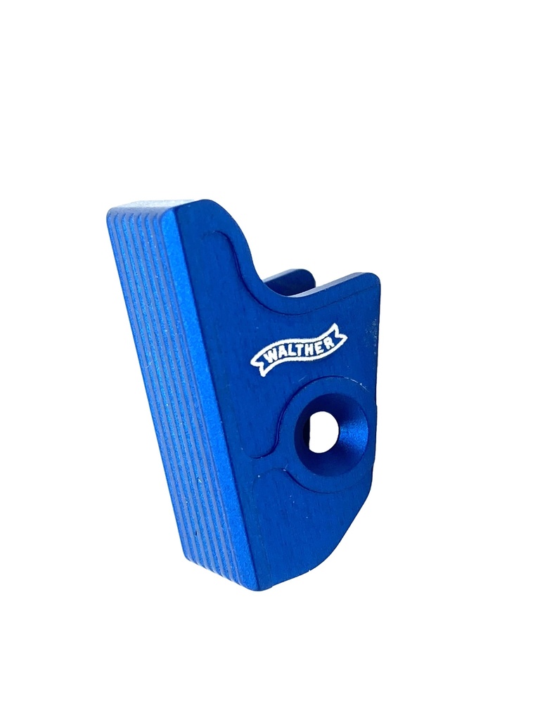 Walther Steel Frame Abzug flach, lang, blau für Expert Trigger