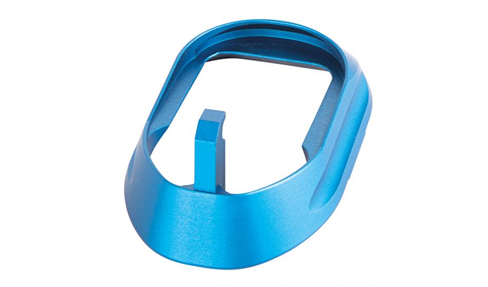 Walther Q5 Steel Frame Low Profile Magwell, Aluminium blue