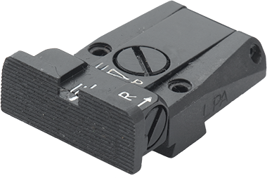 LPA - Visierung verstellbar Walther Black Tie / Black Ribbon / Q4 SF das original Visier