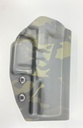 Kydex Holster für Walther Q5 Steel Frame, rechts, MultiCam, mit Comp-Tac PLM V2 Gürtelschlaufe