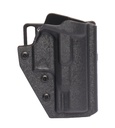 Kydex Holster für Walther Q4 Steel Frame, rechts, schwarz,mit Black Hawk belt loop