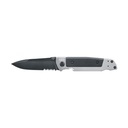 Klappmesser Q5 Steel Frame FFK, Schwarz , 9cm lange Klinge aus D2