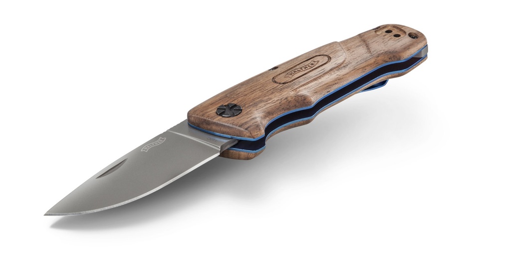 Klappmesser BKW2, Blue Wood Knive Nr. 2, 440er Stahl
