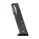 Magazin CZ Shadow 2 17-Schuss, nickel, flacher Boden 9mm Para und .40 S&W 