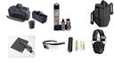 Walther PDP Polymer (Full Size /Compact / F-Series) nach Wahl Kal. 9mm Para, Set mit Pistole, Tasche, Holster, Brille, Gehörschutz, Putz-Set, Flunatec Set 1