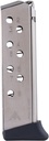 Mec-Gar Magazin Walther PP Kal. 7.65 / .32ACP, Nickel, 8 Schuss mit Schuh/Fingerrest