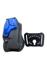 Walther PDP4"- 5" LTG V-LESS Holster OWB, mit blauer Sicherung, und Gürtelschlaufe für offene, oder verdeckte Trageweise, Rechtshänder